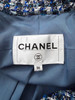 CHANEL 20P Blue Fantasy Tweed Jacket 36