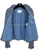 CHANEL 20P Blue Fantasy Tweed Jacket 36