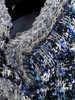 CHANEL 20P Blue Fantasy Tweed Jacket 36