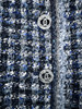 CHANEL 20P Blue Fantasy Tweed Jacket 36