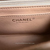 CHANEL 18S Beige Caviar Square Mini Flap Bag GHW *New