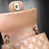 CHANEL 18S Beige Caviar Square Mini Flap Bag GHW *New