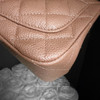 CHANEL 18S Beige Caviar Square Mini Flap Bag GHW *New
