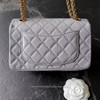 CHANEL Grey Aged Calf Mini 2.55 Reissue *New