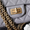 CHANEL Grey Aged Calf Mini 2.55 Reissue *New