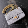 CHANEL Grey Aged Calf Mini 2.55 Reissue *New