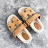 HERMES Teddy Chypre Sandals Golden Beige 35 *New