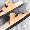HERMES Teddy Chypre Sandals Golden Beige 35 *New