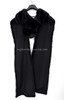 DIOR Macrocannage Hooded Mink Fur Stole
