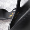 CHANEL Two Tone Slingback Heels Black/Gold 35.5 *New