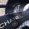 CHANEL CC Turnlock Slingback Sandals 35 *New