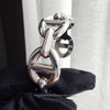 HERMES Chaine d'Ancre Enchainee Large Sterling Silver Bracelet SH