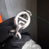 HERMES Chaine d'Ancre Enchainee Large Sterling Silver Bracelet SH