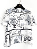 CHANEL 25B Printed Silk Top *New