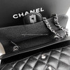 CHANEL Black Caviar Small Classic Flap Bag SHW *New
