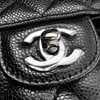 CHANEL Black Caviar Small Classic Flap Bag SHW *New
