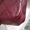 CHANEL Burgundy Aged Calf 2.55 Reissue 226