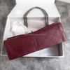 CHANEL Burgundy Aged Calf 2.55 Reissue 226