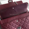 CHANEL Burgundy Aged Calf 2.55 Reissue 226