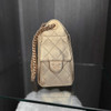 CHANEL Mini 25 Bag Gold Caviar Gold Hw *New