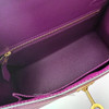 HERMES Kelly 25 Sellier Anemone Epsom GHW
