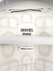 HERMES 2026 Cashmere Short Parka Coat 34 Blanc Sable *New