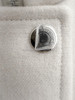 HERMES 2026 Cashmere Short Parka Coat 34 Blanc Sable *New