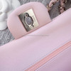 CHANEL 22S Rose Clair Caviar Small Classic Flap Lt Gold Hw *New