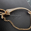 HERMES Clou de Forge Pave Bracelet Diamonds RG *New