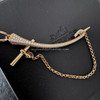 HERMES Clou de Forge Pave Bracelet Diamonds RG *New