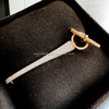 HERMES Clou de Forge Pave Bracelet Diamonds RG *New