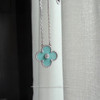 VAN CLEEF & ARPELS 2022 Holiday Pendant Celadon Sèvres Diamond WG