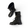 CHANEL Lace Up Combat Boots 36 *New