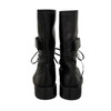 CHANEL Lace Up Combat Boots 36 *New