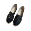 CHANEL Camélia CC Logo Espadrille 36 Black *New