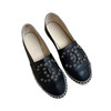 CHANEL Camélia CC Logo Espadrille 36 Black *New