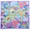 HERMES 'Dans un Jardin Anglais' by Alice Shirley Silk Twill 90 Scarf Lilac *New