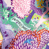 HERMES 'Dans un Jardin Anglais' by Alice Shirley Silk Twill 90 Scarf Lilac *New