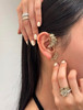 CHANEL 25S Runway Feather Ear Cuff *New