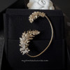 CHANEL 25S Runway Feather Ear Cuff *New