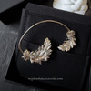 CHANEL 25S Runway Feather Ear Cuff *New