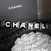 CHANEL 22A Letter Logo Elasticated Leather Belt 75 *New
