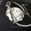 CHANEL 22S Bow Choker Necklace with Pearls *New