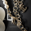 CHANEL 22S Bow Choker Necklace with Pearls *New