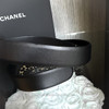 CHANEL 20C Letter Logo Buckle Belt 75