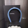 CHANEL 25P CC Logo Denim Headband *New