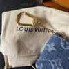 LOUIS VUITTON LV x TM Cerises Denim Pochette Cles Key Pouch