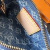 LOUIS VUITTON LV x TM Cerises Denim Pochette Cles Key Pouch