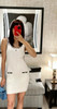 CHANEL 22C Sleeveless Knit Dress CC Logo 34 Black