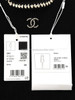 CHANEL 22C Sleeveless Knit Dress CC Logo 34 Black
